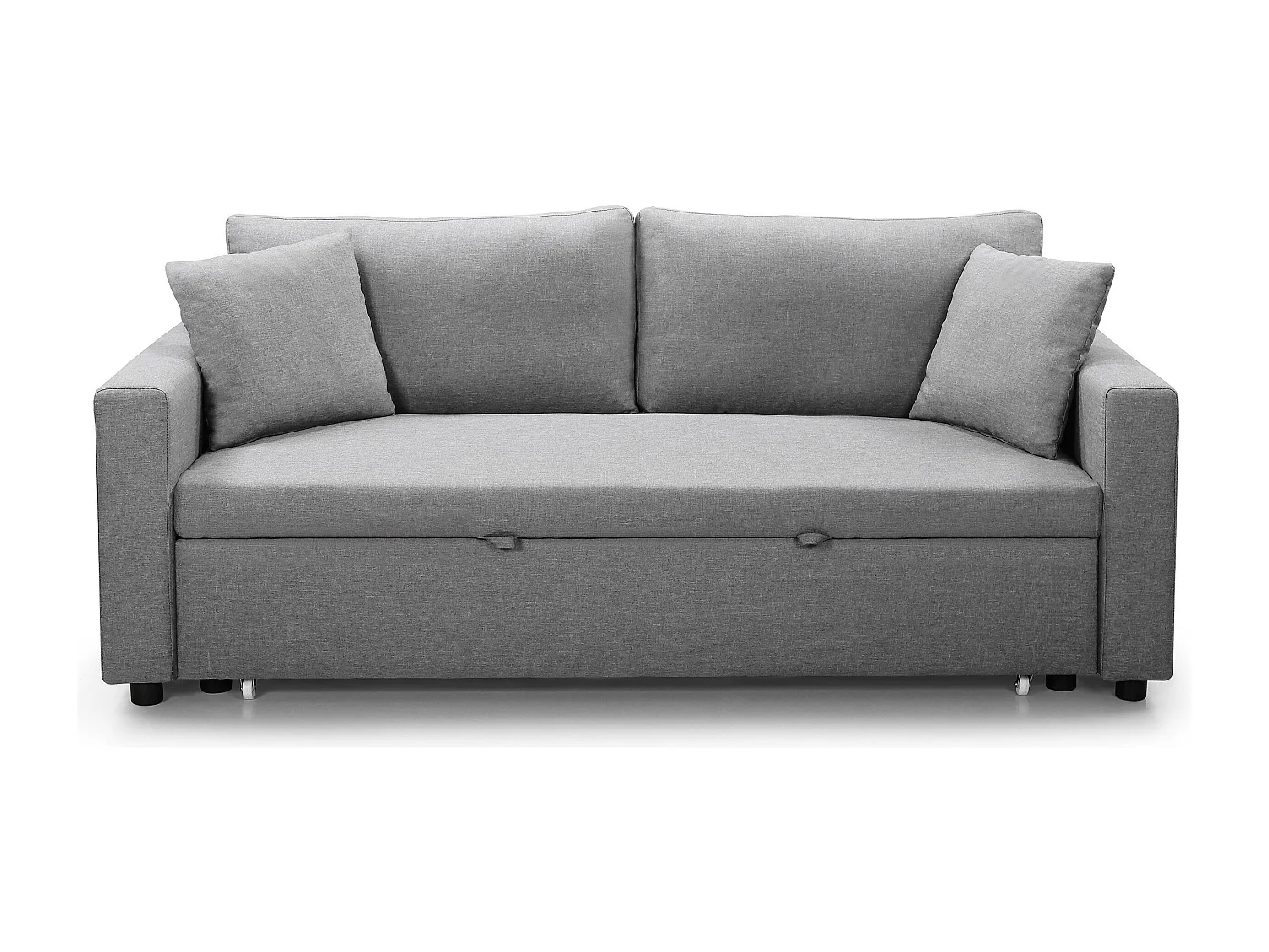 Canapé 3 Places Convertible "Zolan" 194cm Gris