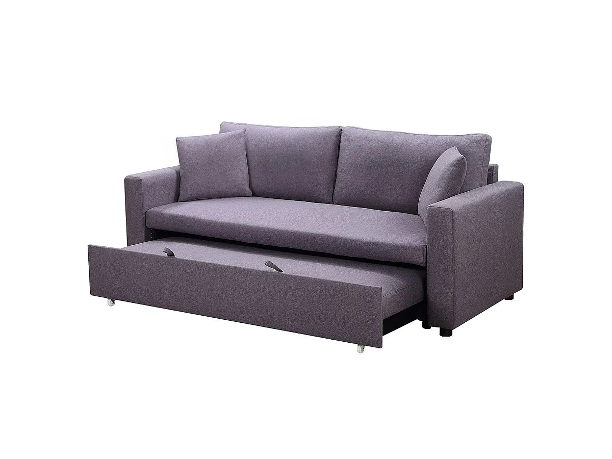 Canapé 3 Places Convertible "Zolan" 194cm Gris