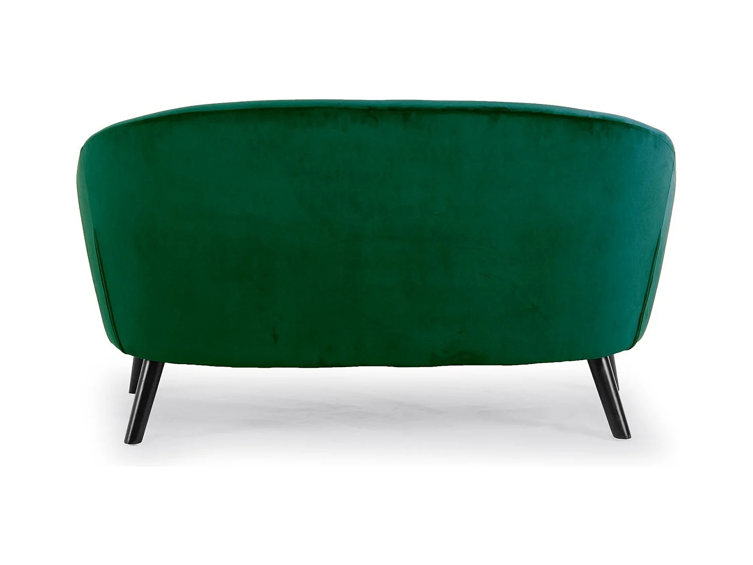 Sofá Escandinavo de Terciopelo "Lopy" 3 Plazas Verde Cómodo y Elegante