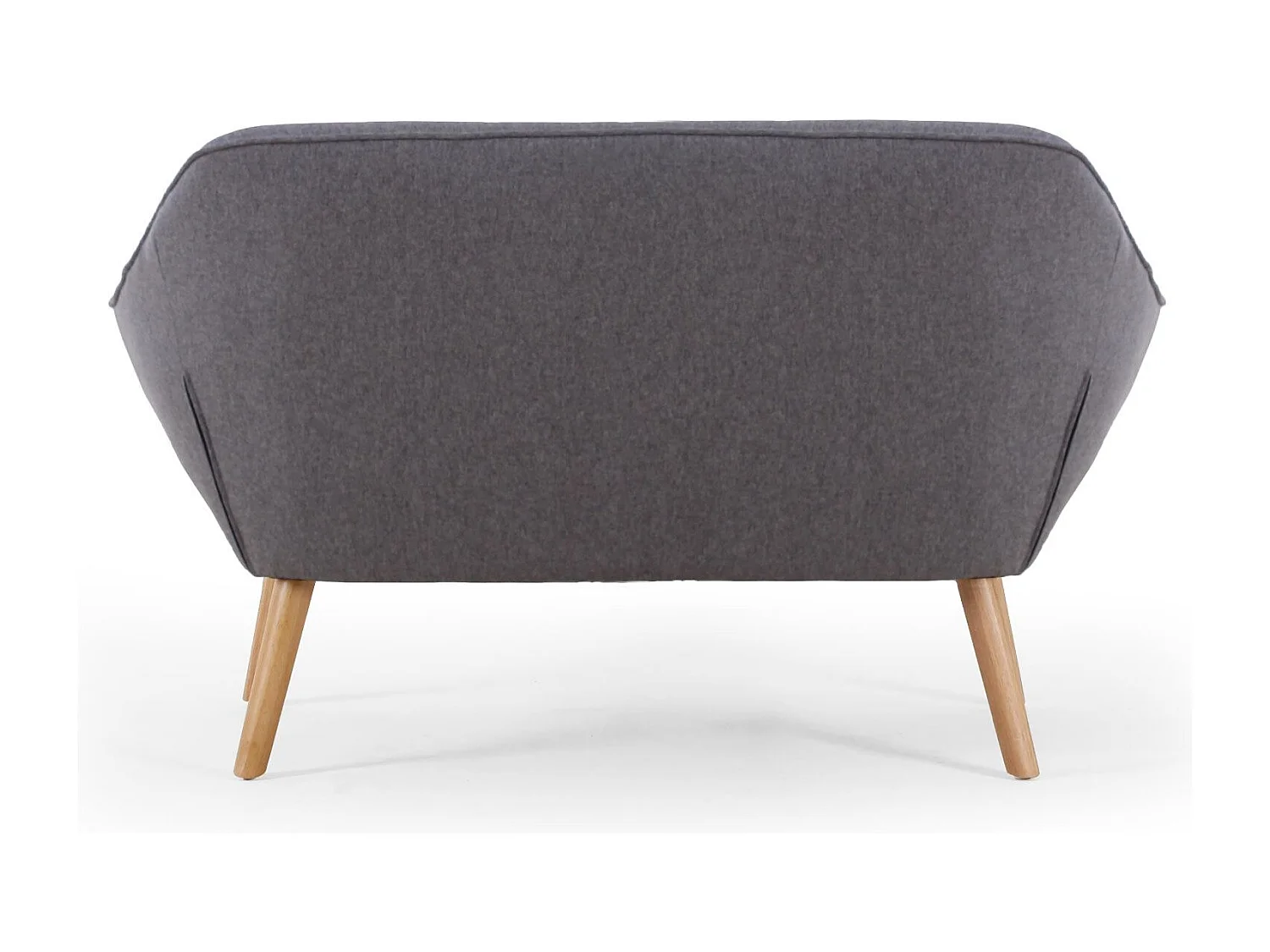Canapé 2 Places Scandinave "Taone" 128cm Gris