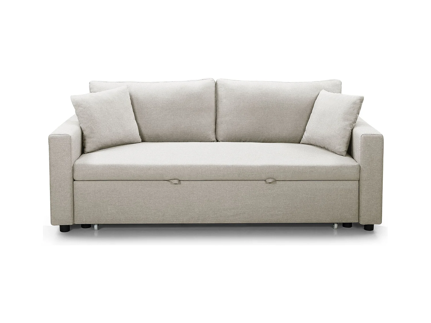 Canapé 3 Places Convertible "Zolan" 194cm Beige