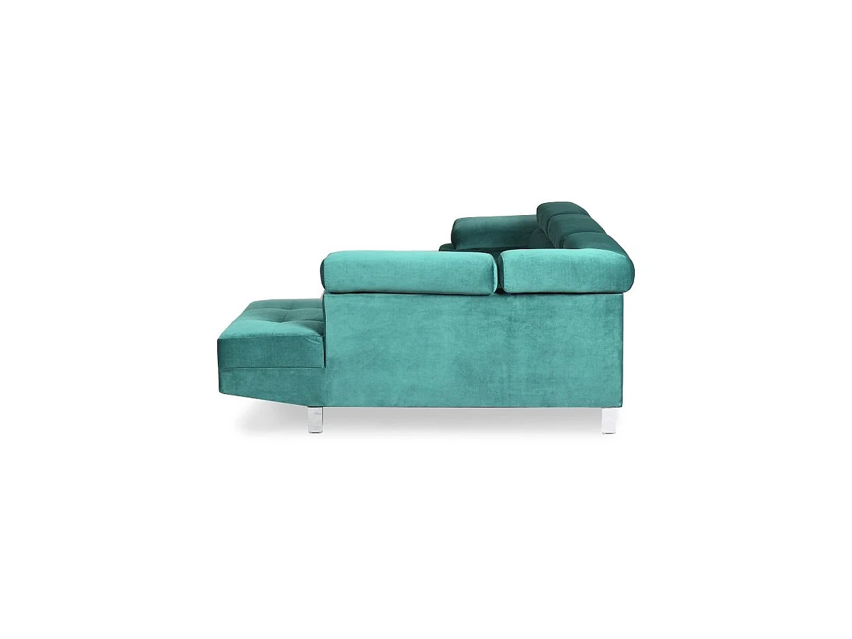 Canapé d'Angle Droit "Têtière" 260cm Vert