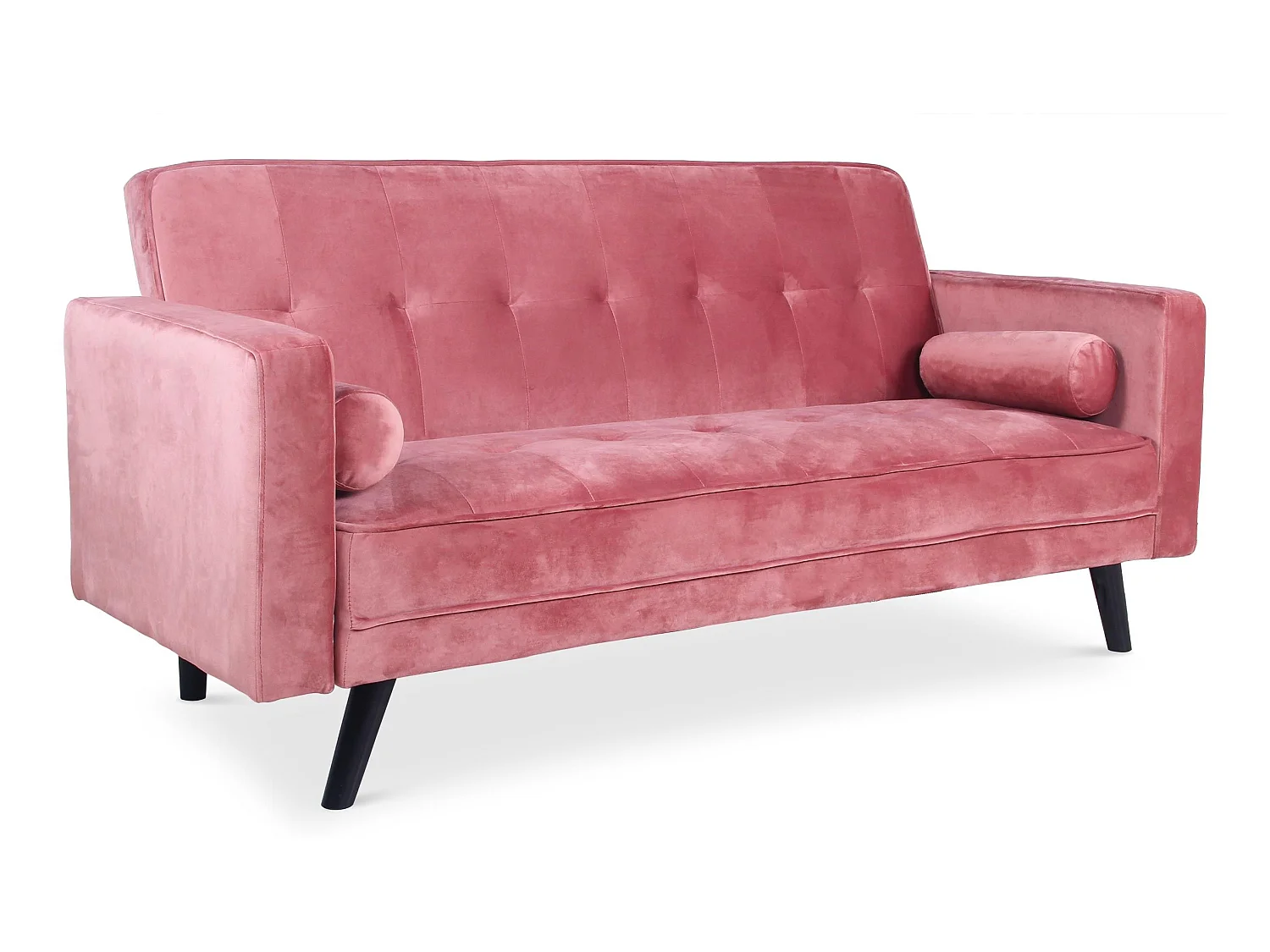 Canapé Convertible 3 Places Scandinave "Navya" Rose