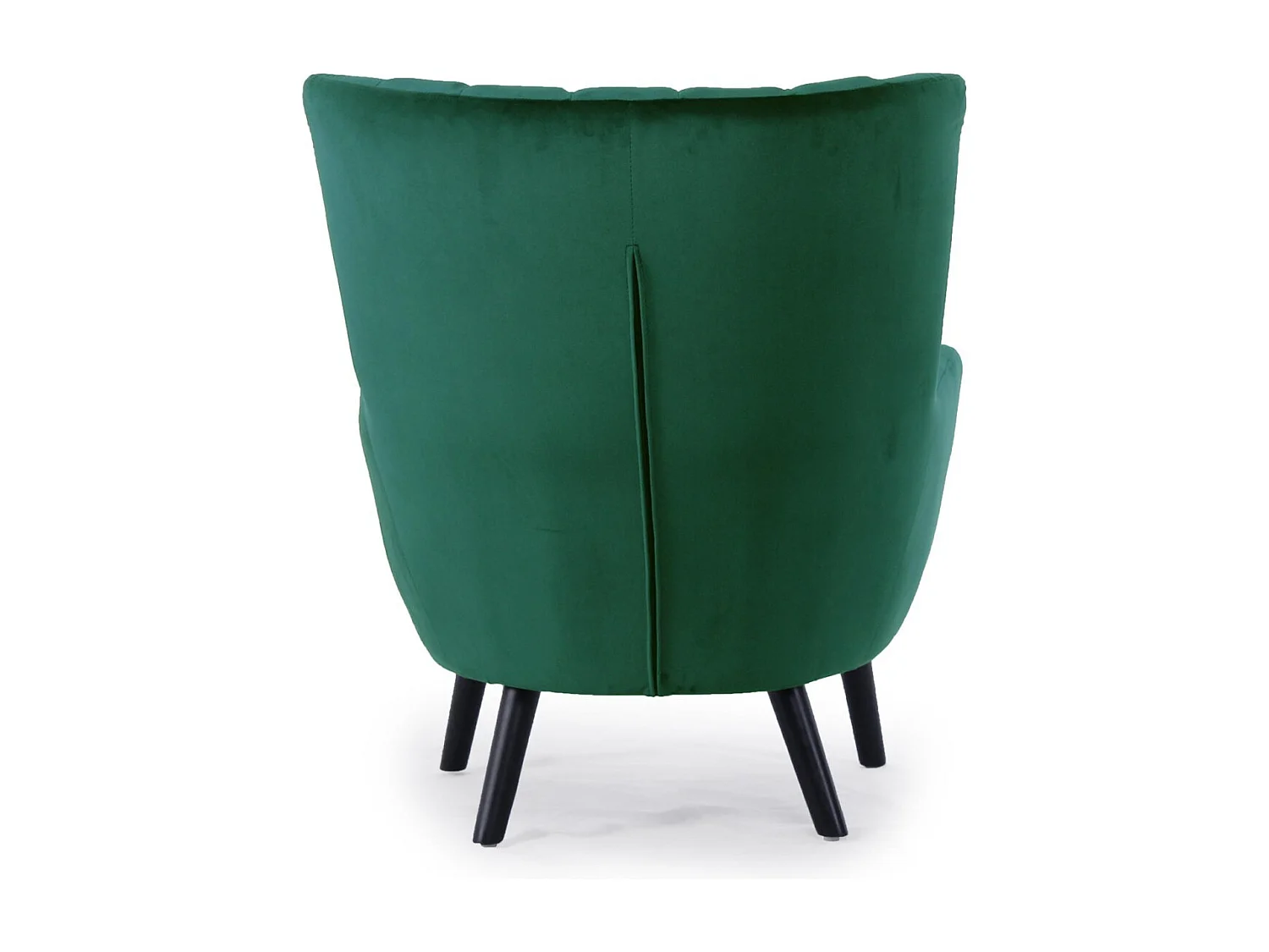 Fauteuil Scandinave Velours "Velvet" 94cm Vert