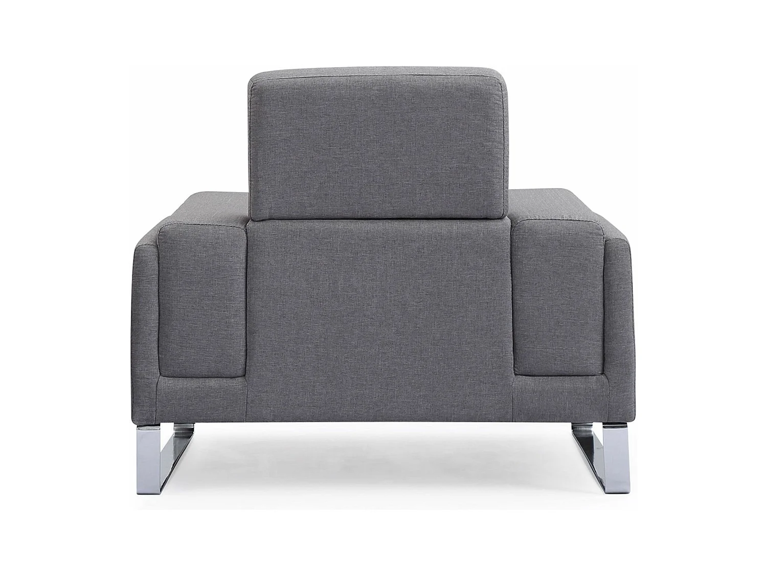 Fauteuil Barth Tissu Gris clair