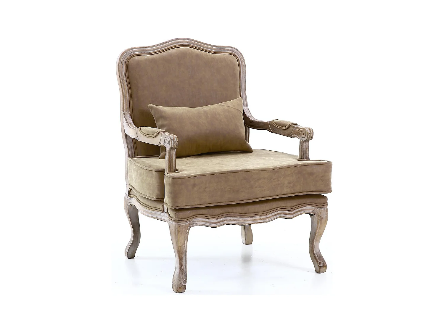 Fauteuil Mambo Simili Taupe