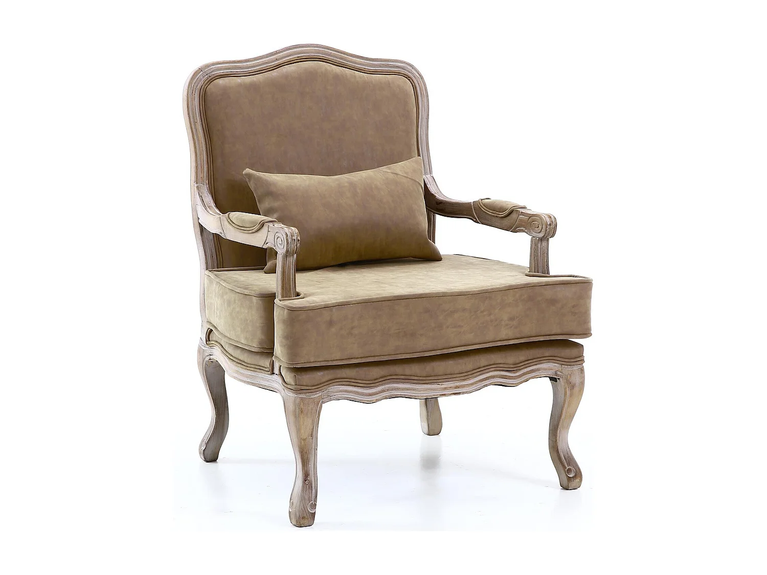 Fauteuil Mambo Simili Taupe