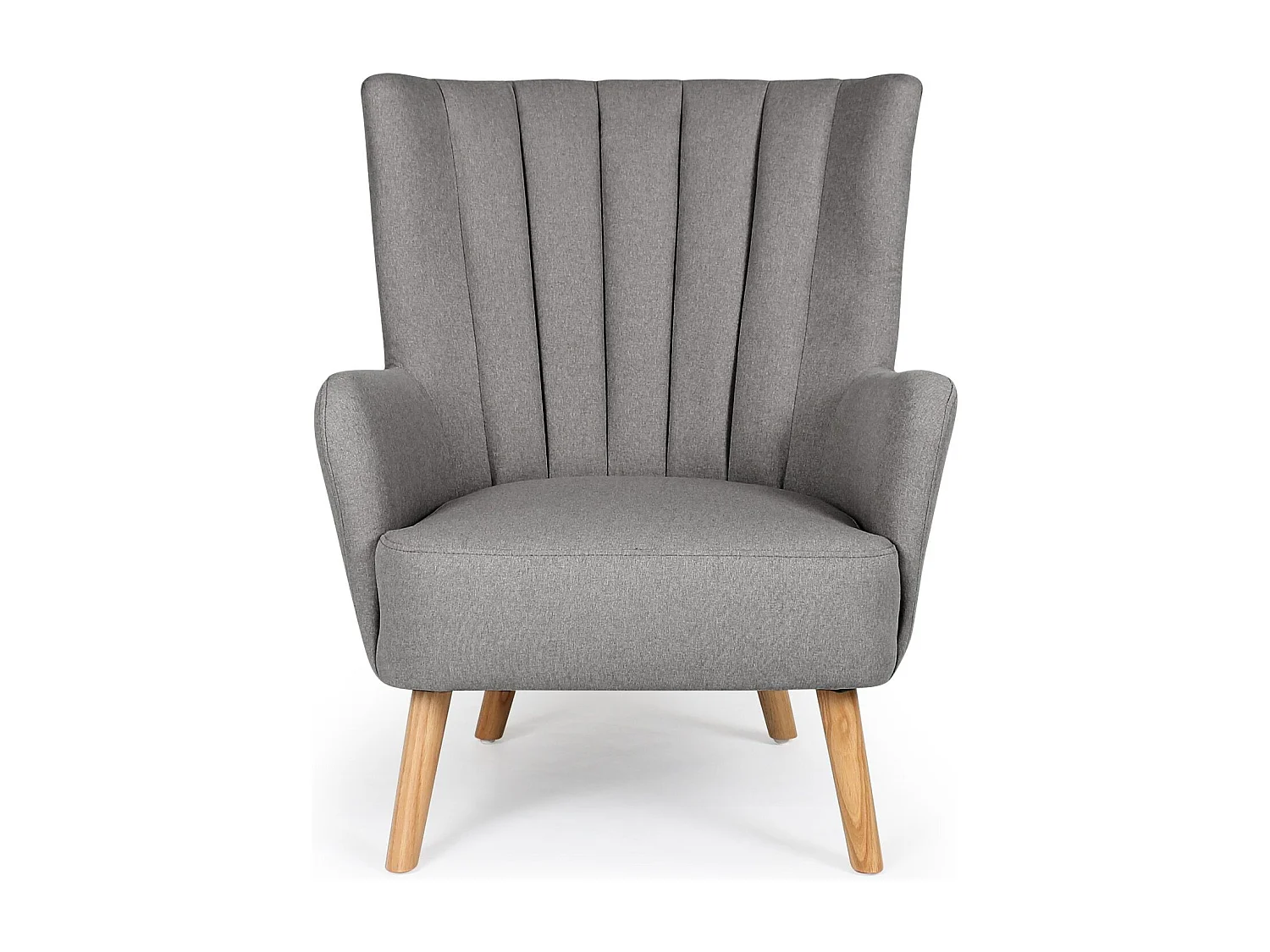 Fauteuil Scandinave "Jay" 94cm Gris