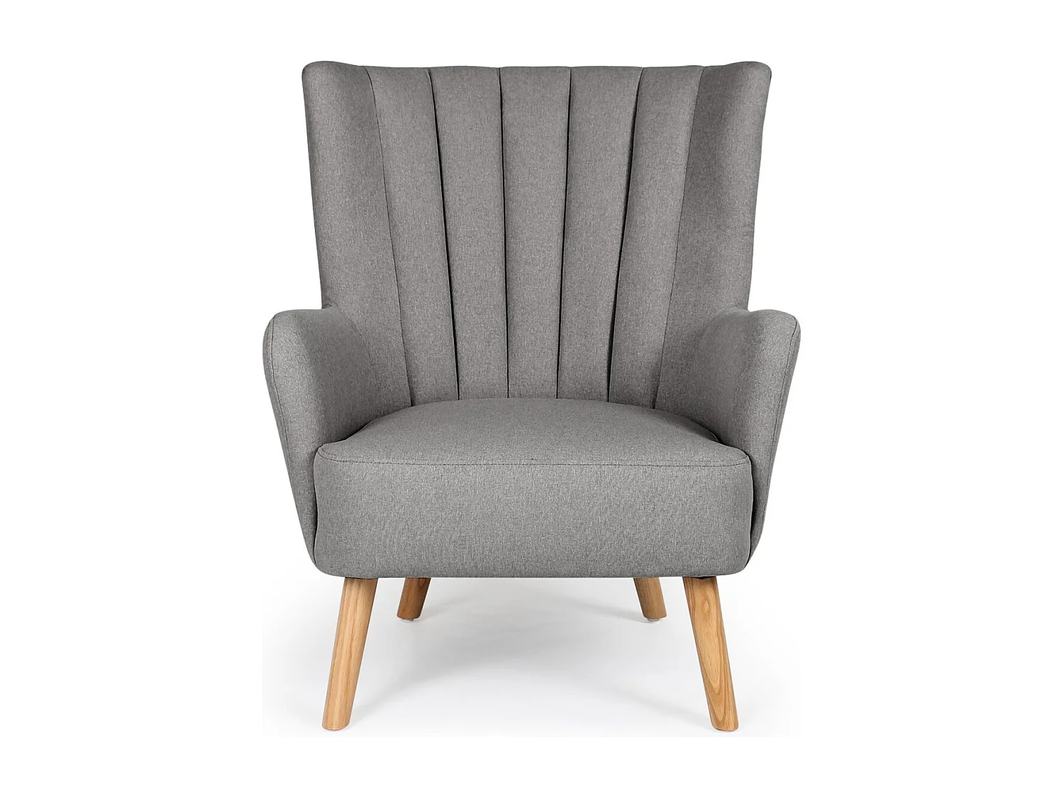 Fauteuil Scandinave "Jay" 94cm Gris