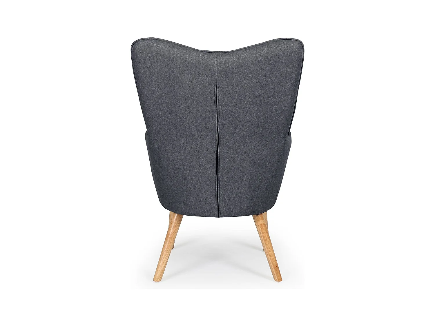 Fauteuil Scandinave "Aimee" 67cm Gris Foncé