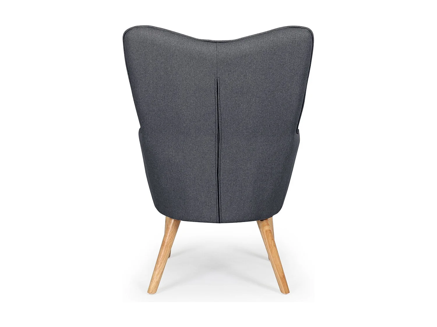 Fauteuil Scandinave "Aimee" 67cm Gris Foncé