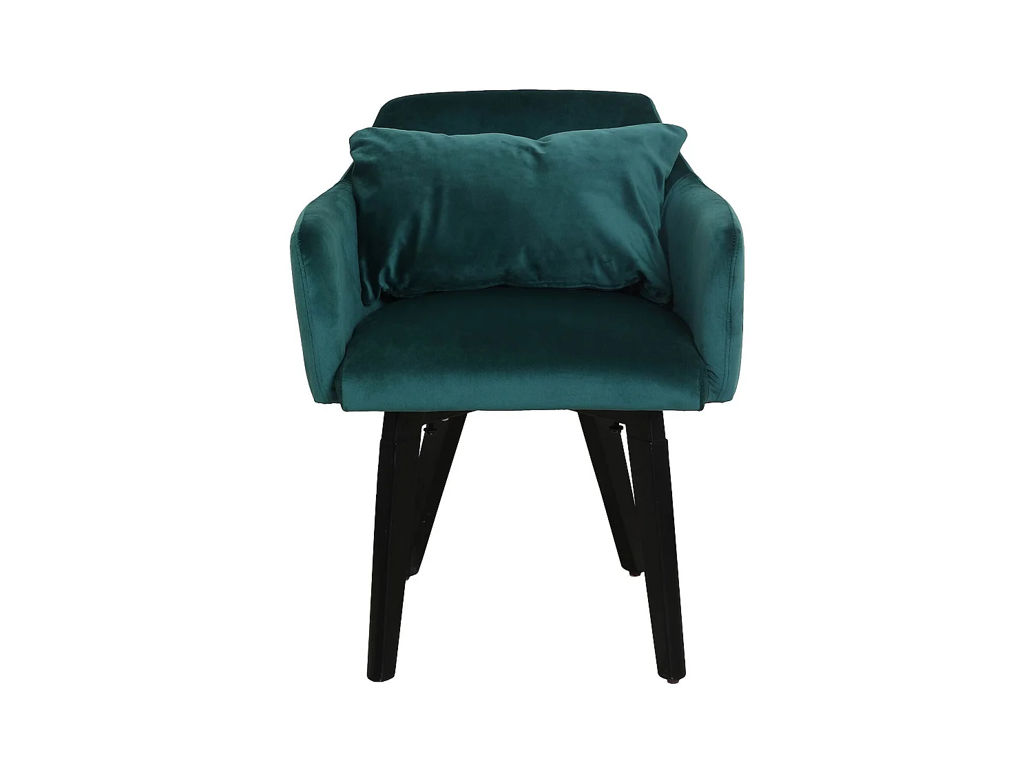 Lot de 2 Fauteuils Velours "Scanda" 70cm Vert