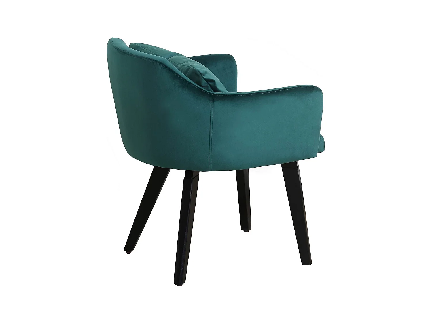 Lot de 2 Fauteuils Velours "Scanda" 70cm Vert
