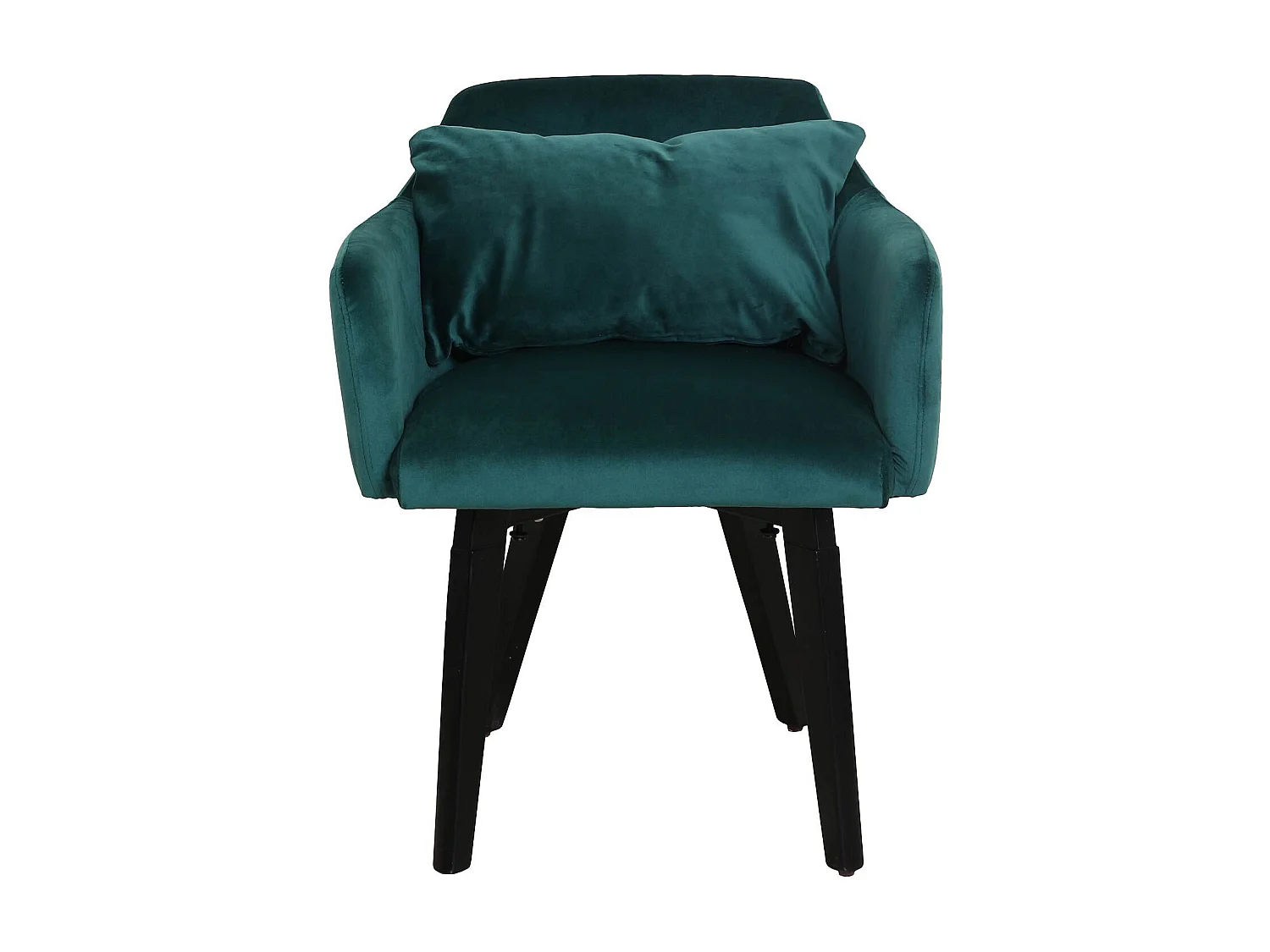 Lot de 2 Fauteuils Velours "Scanda" 70cm Vert
