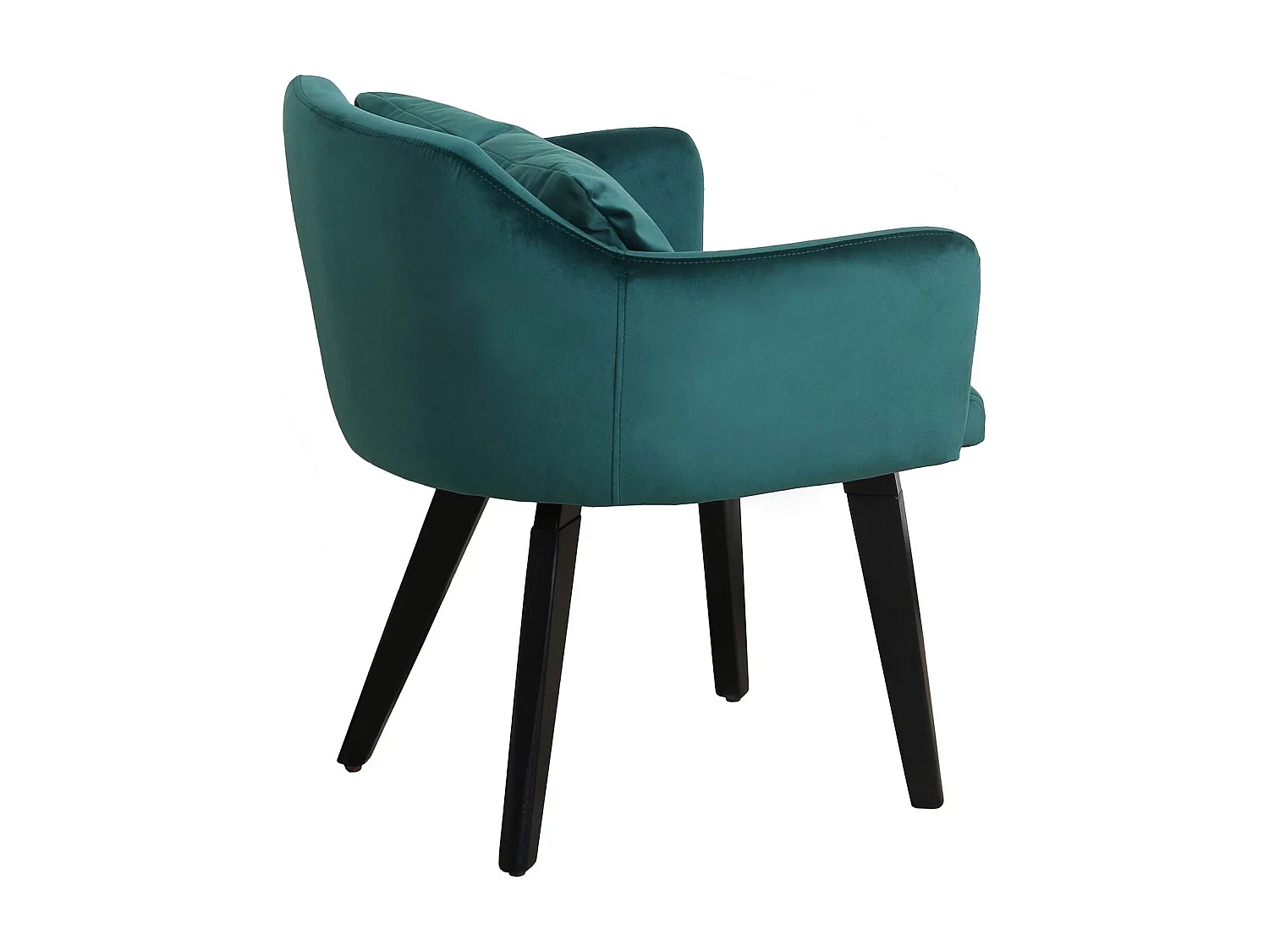 Lot de 2 Fauteuils Velours "Scanda" 70cm Vert