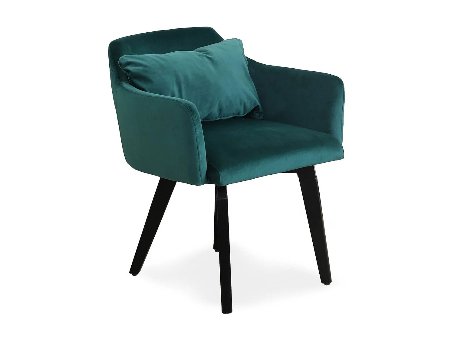 Lot de 2 Fauteuils Velours "Scanda" 70cm Vert