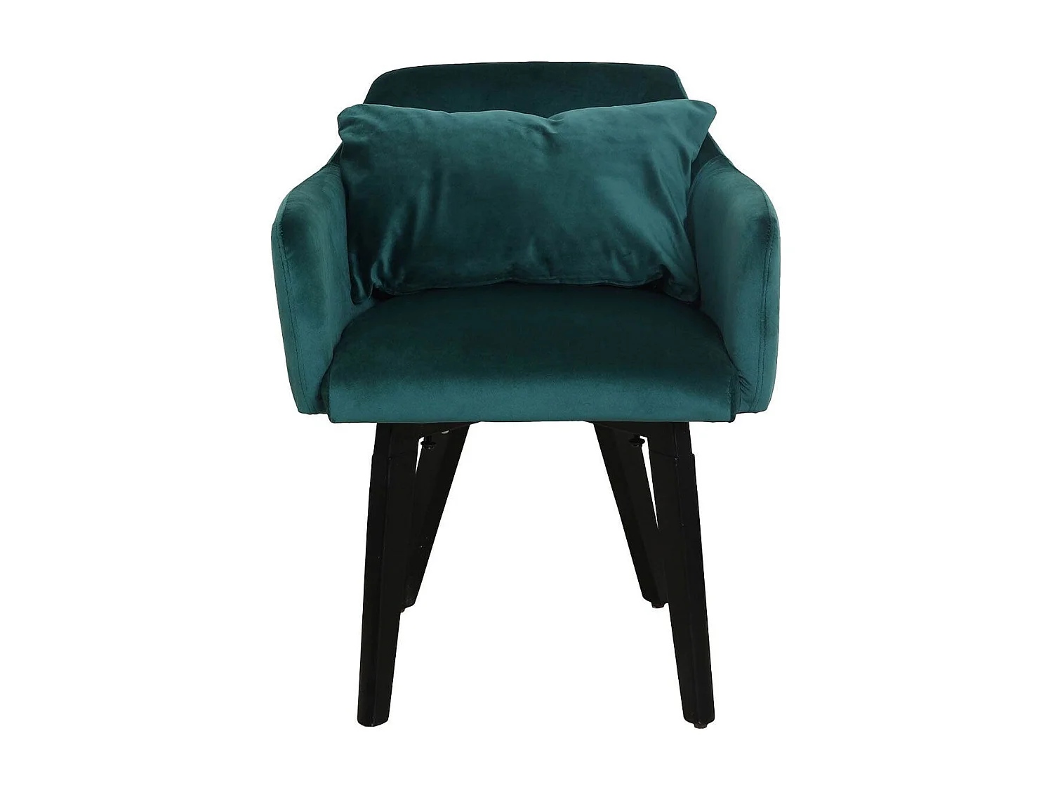 Lot de 2 Fauteuils Velours "Scanda" 70cm Vert