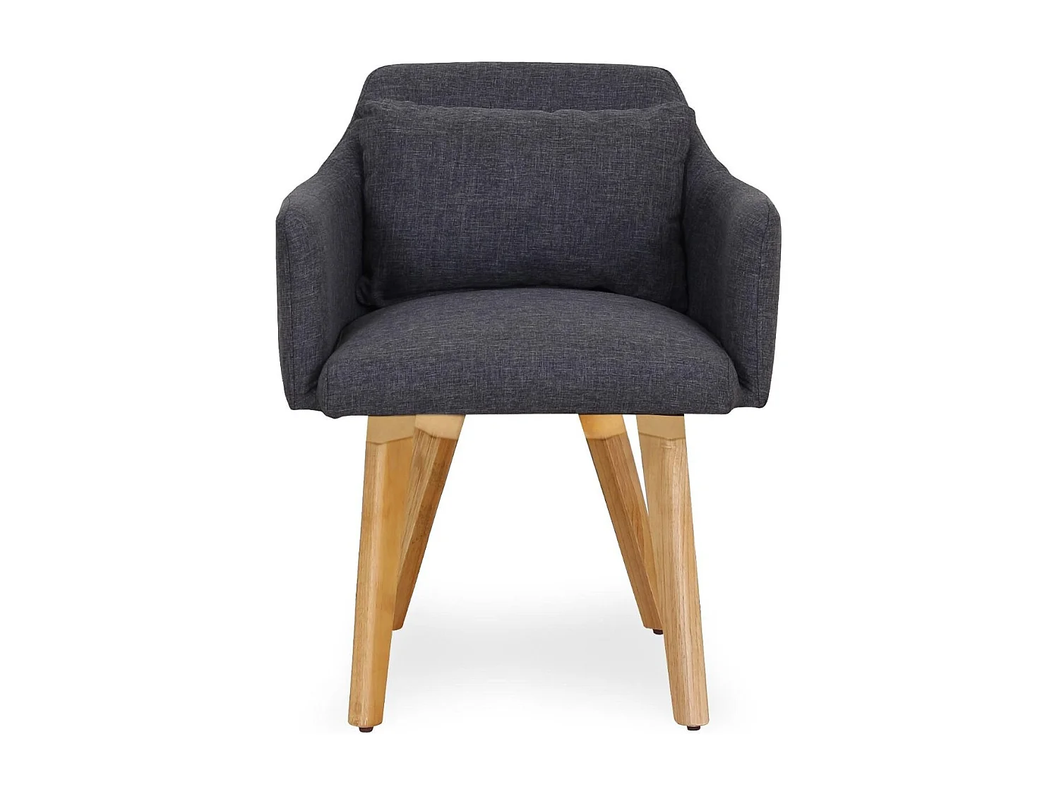 Fauteuil Scandinave "Alan" 70cm Gris Foncé