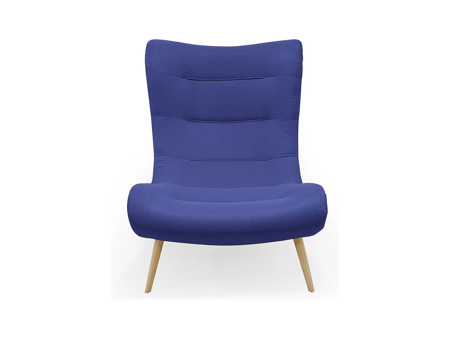 Fauteuil scandinave Romilly Tissu Bleu