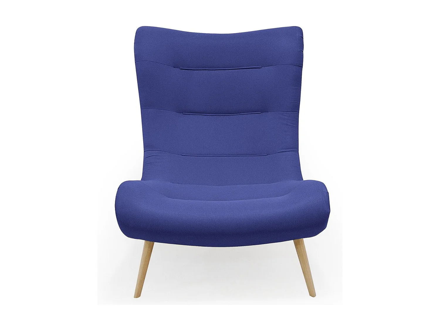 Fauteuil scandinave Romilly Tissu Bleu
