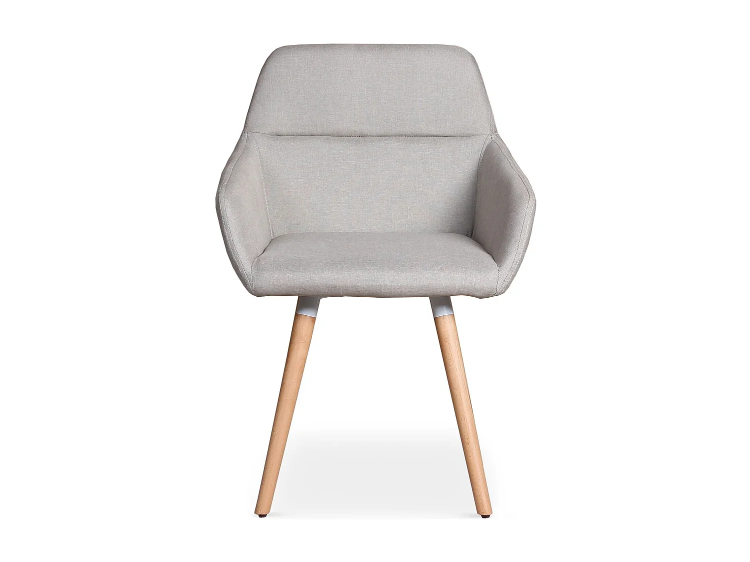 Fauteuil Design Scandinave "Dorcy" 82cm Beige