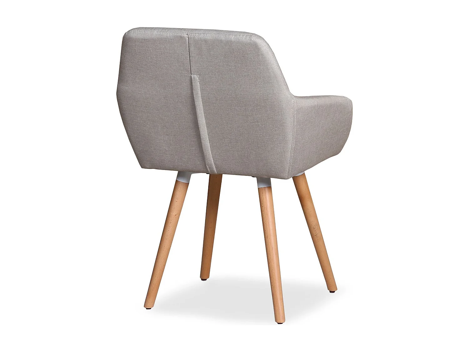 Fauteuil Design Scandinave "Dorcy" 82cm Beige