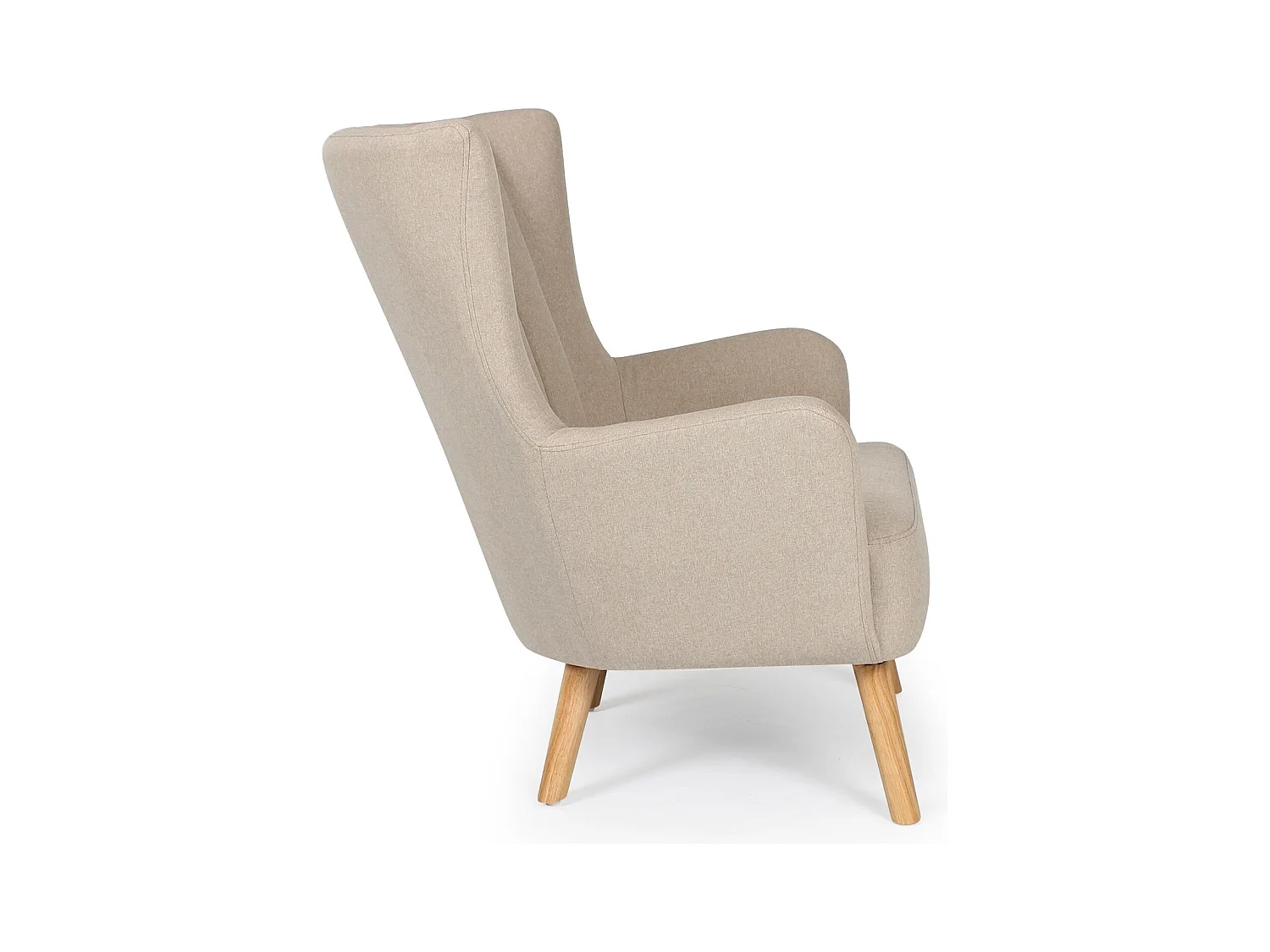 Fauteuil Scandinave "Jay" 94cm Beige
