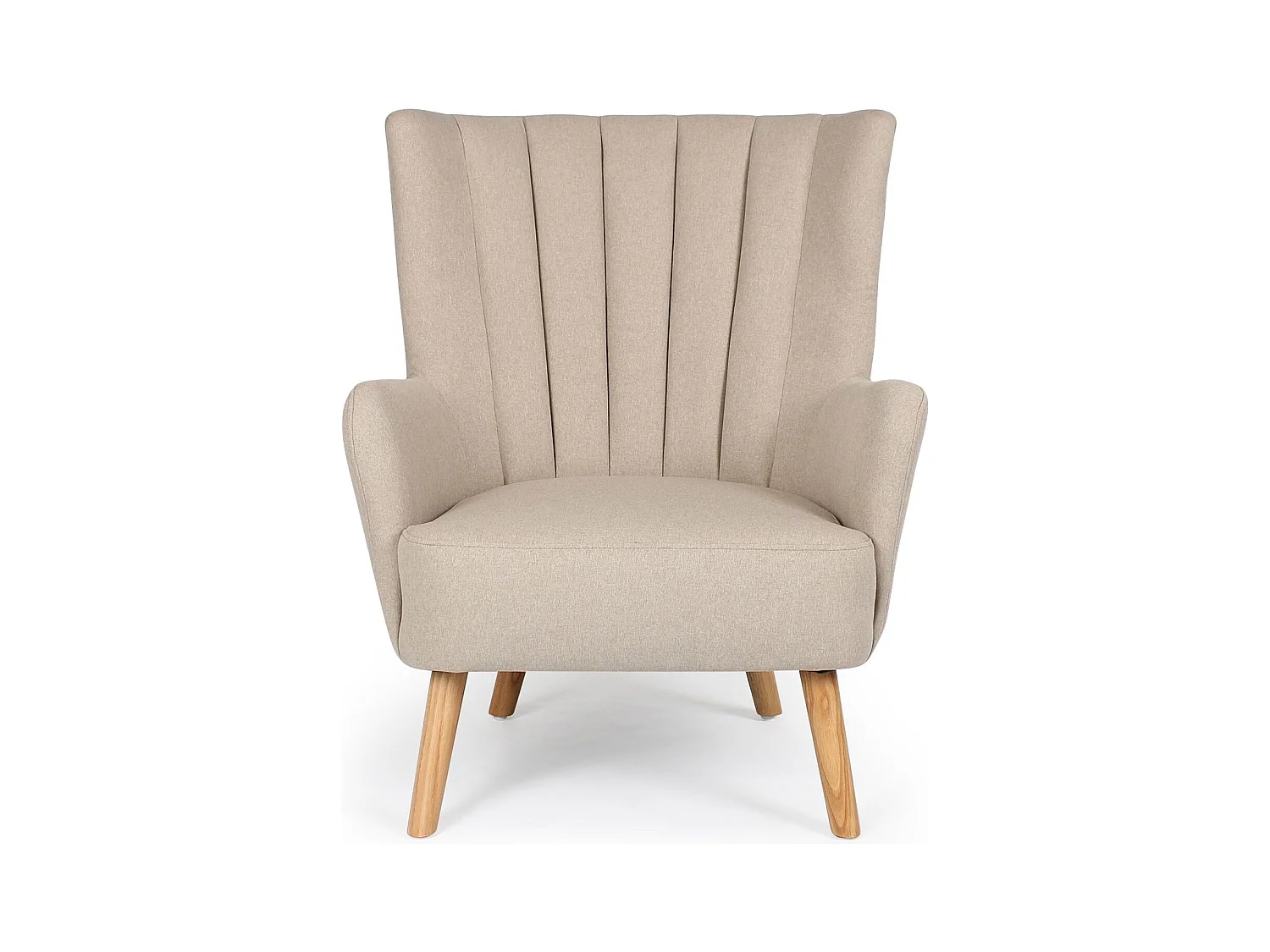 Fauteuil Scandinave "Jay" 94cm Beige