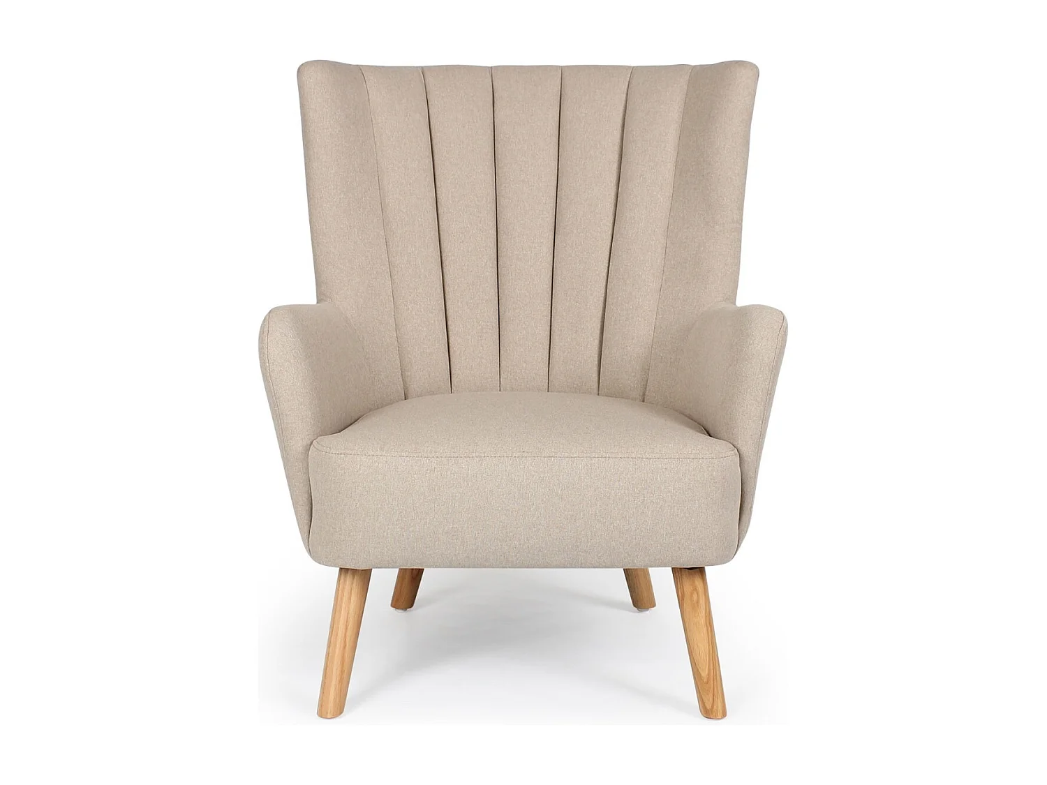 Fauteuil Scandinave "Jay" 94cm Beige