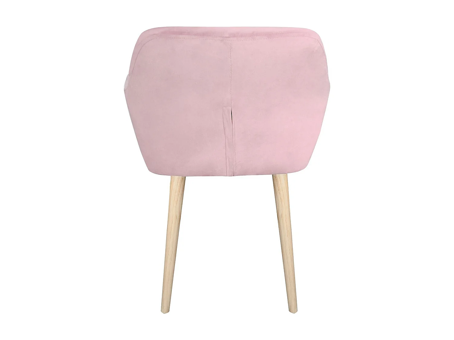 Fauteuil Scandinave Velours "Mogal" 82cm Rose