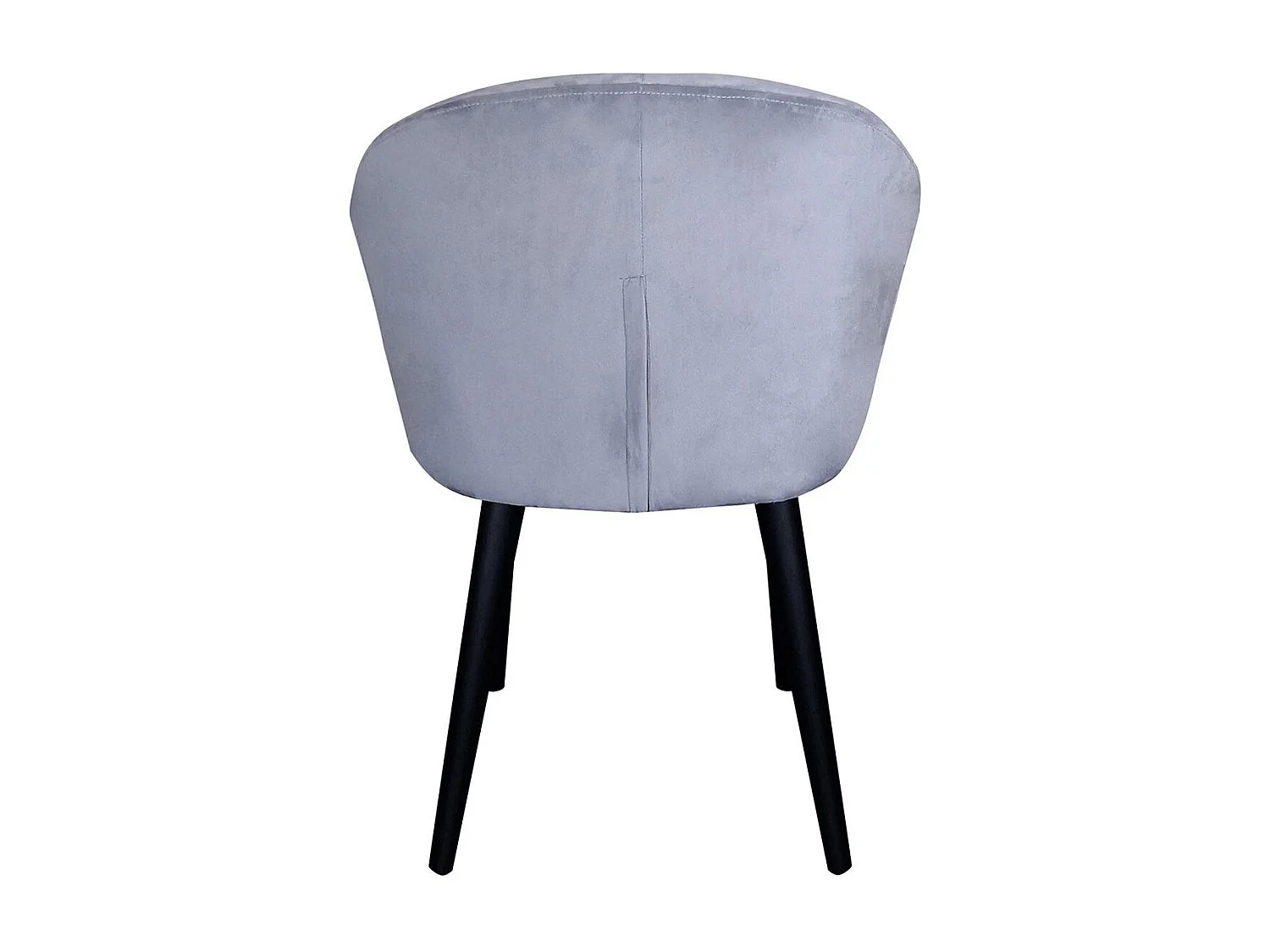 Fauteuil Design en Velours "Glany" 81cm Argent