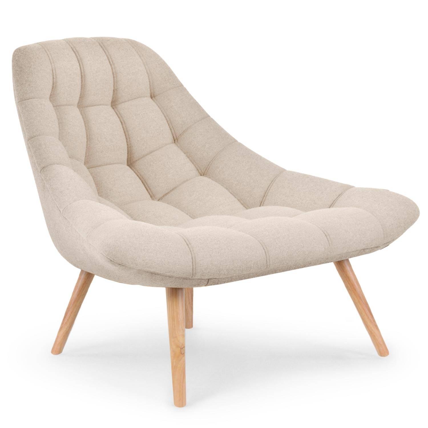 Fauteuil Danios Tissu Beige