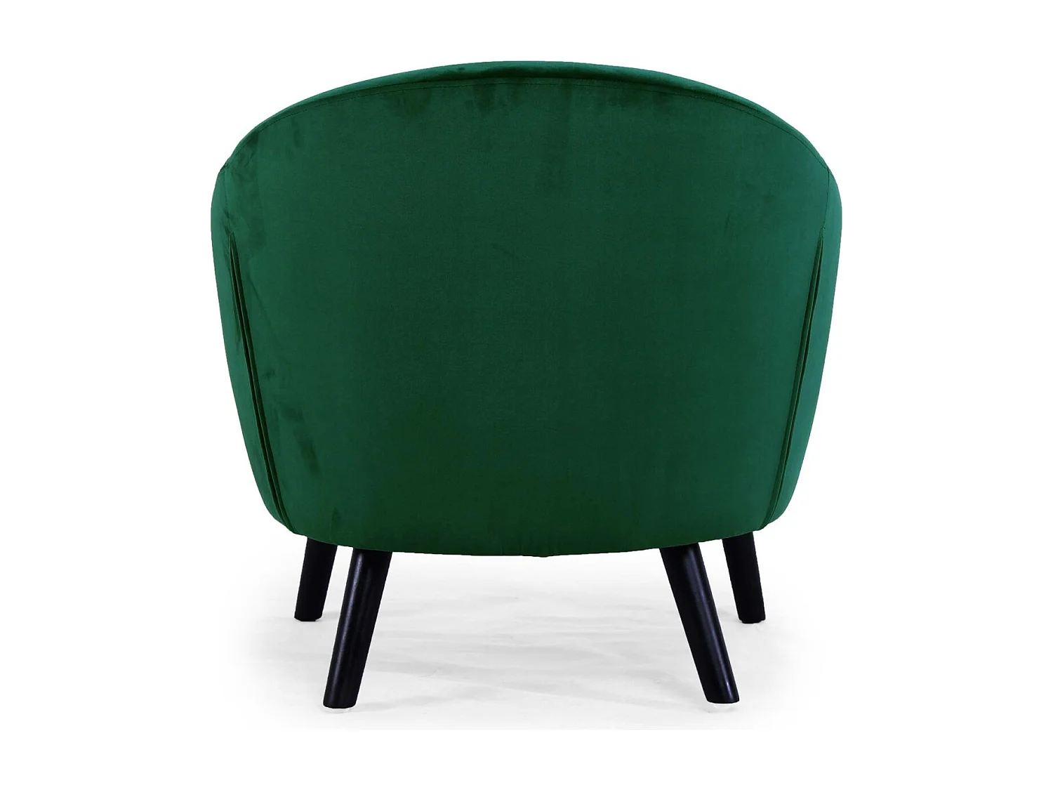 Fauteuil Scandinave Velours "Lopy" 79cm Vert