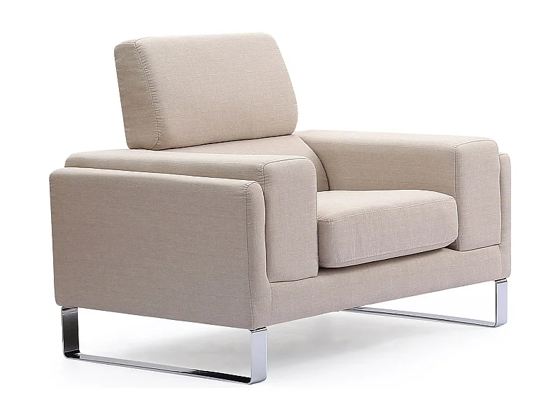 Fauteuil Barth Tissu Beige