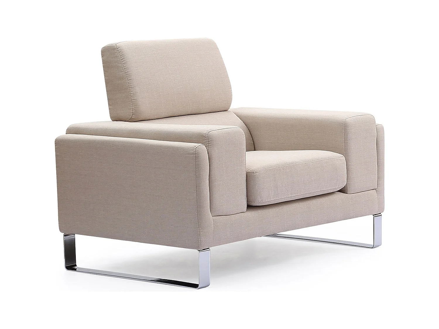 Fauteuil Barth Tissu Beige