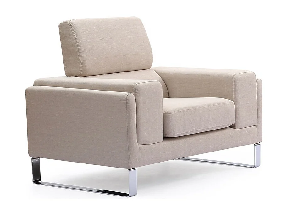 Fauteuil Barth Tissu Beige