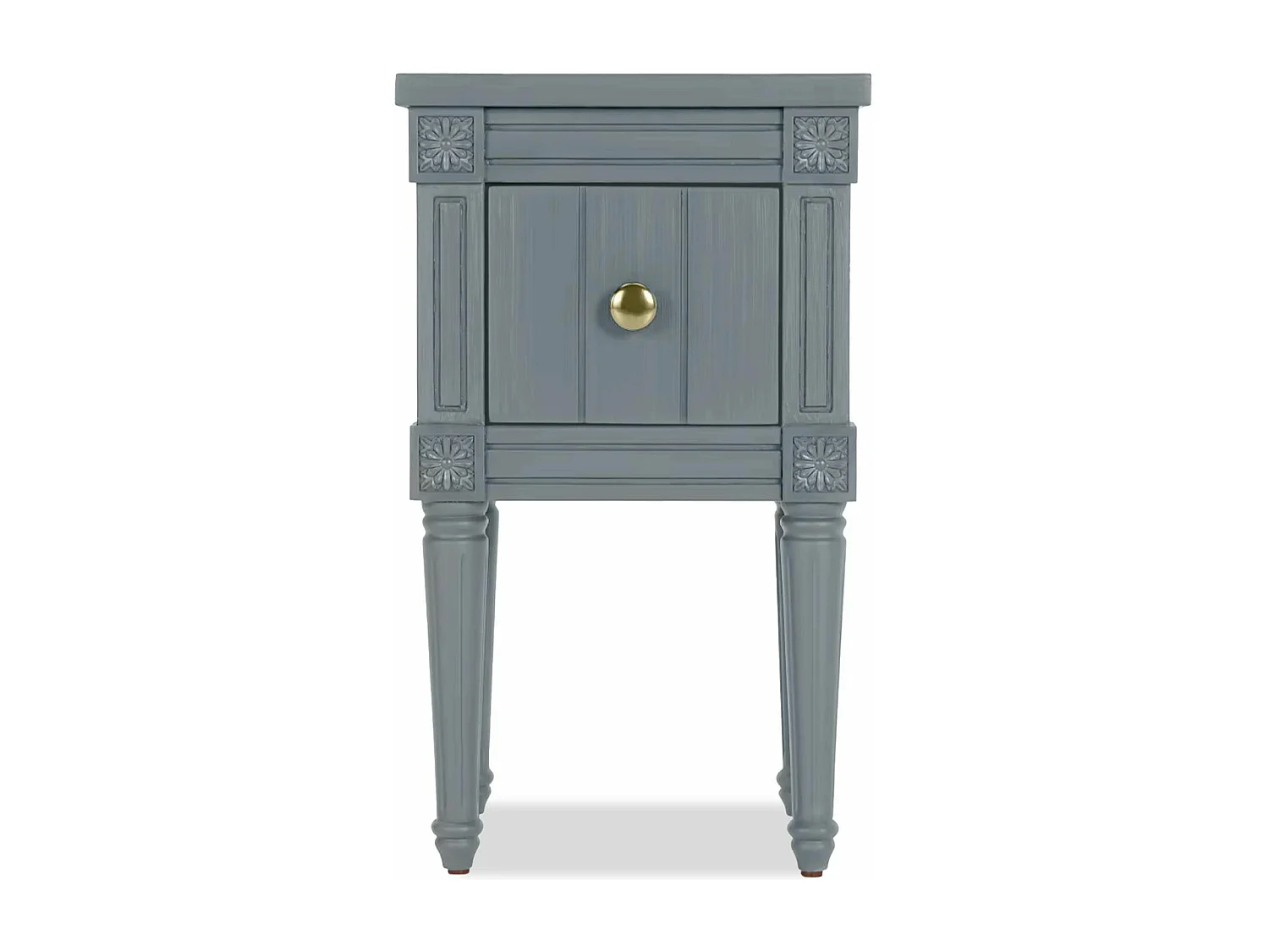 Lot de 2 Tables de Chevet "Franky" 58cm Gris Bleu
