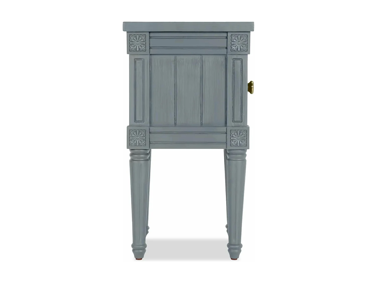 Lot de 2 Tables de Chevet "Franky" 58cm Gris Bleu