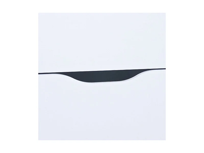 Table de Chevet 2 Tiroirs "Tilda" 41cm Blanc