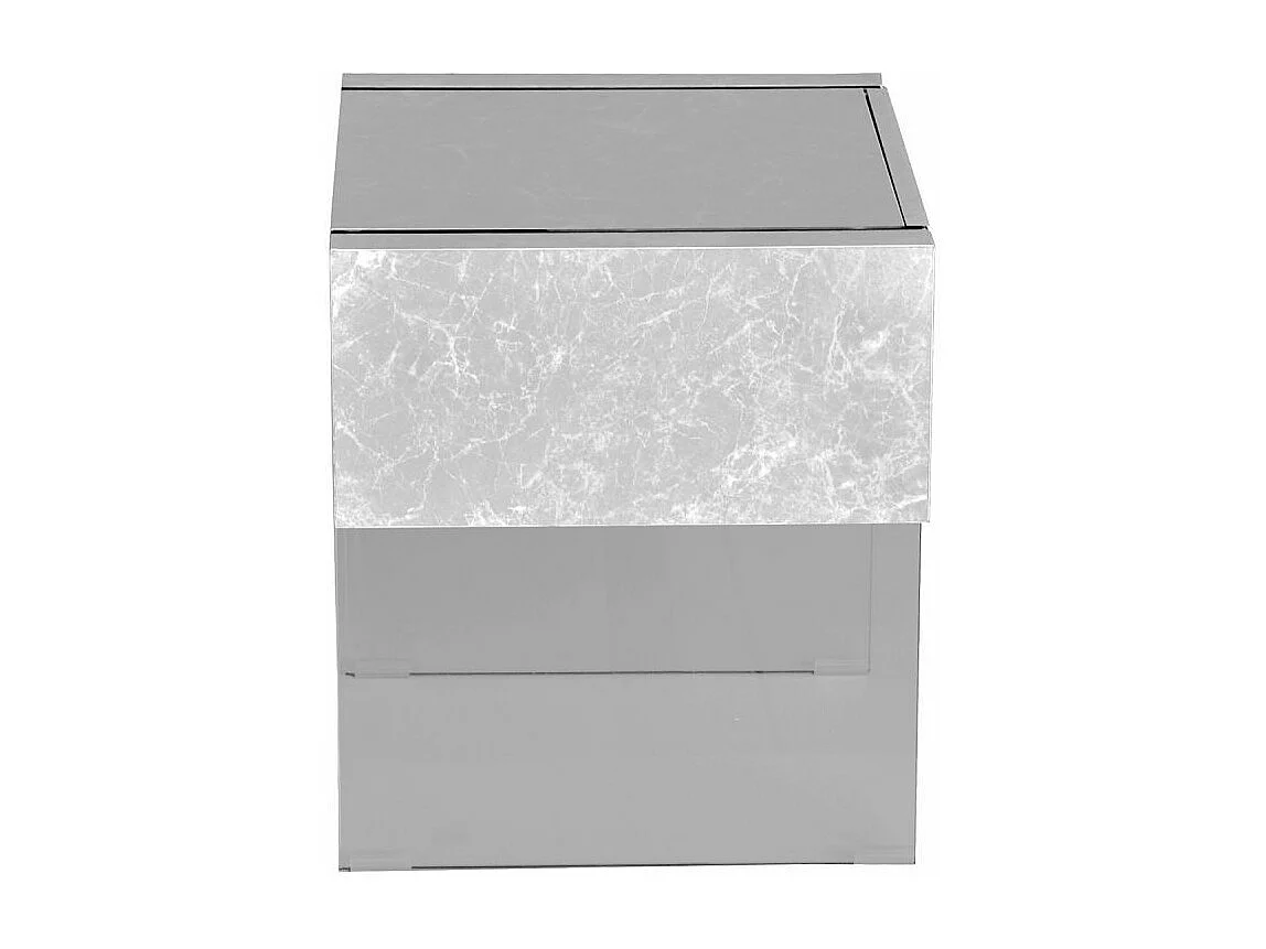 Table de Chevet 1 Tiroir "Pama" 50cm Gris