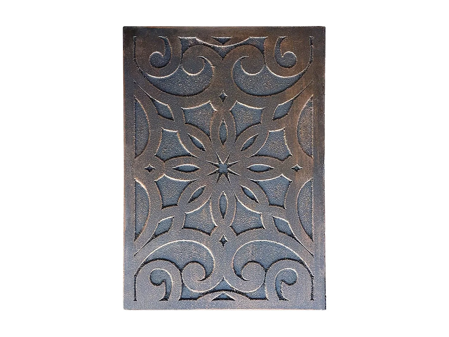 Table de Chevet 2 tiroirs "Orientale" 65cm Cuivre