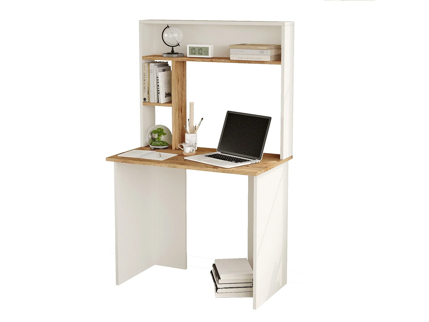 Table de Chevet 2 tiroirs "Orientale" 65cm Or