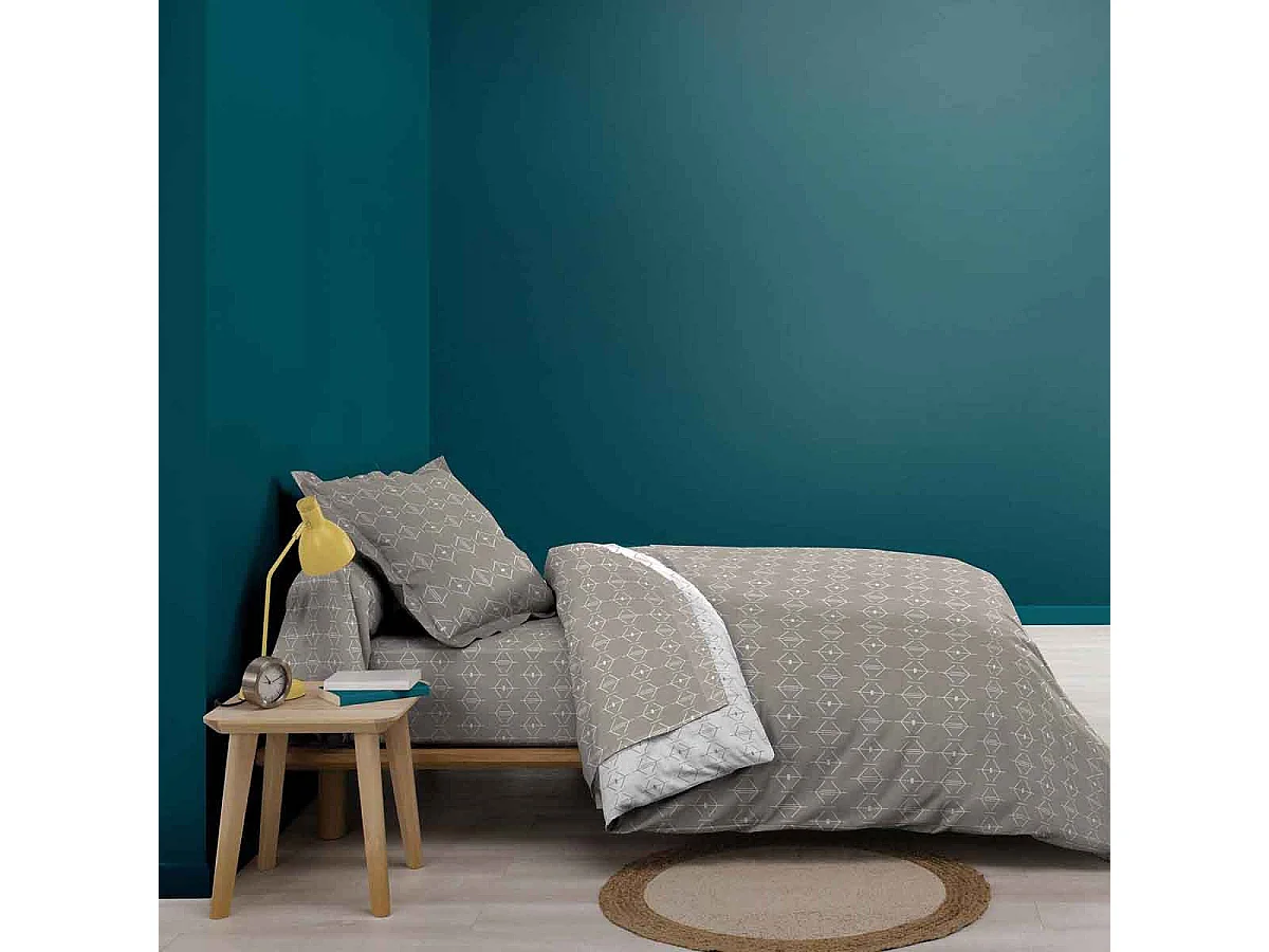 Drap Housse en Coton "Aristide" 90x190cm Naturel