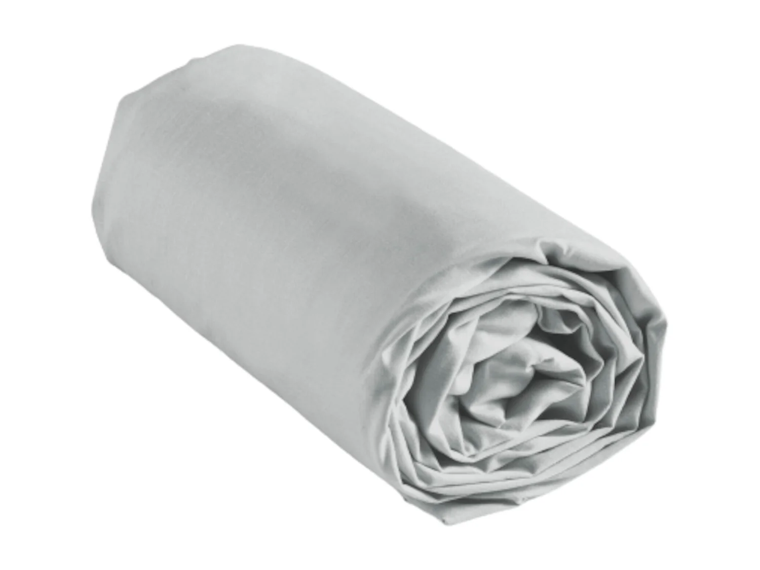 Drap Housse en Coton "Biolina" 160x200cm Gris