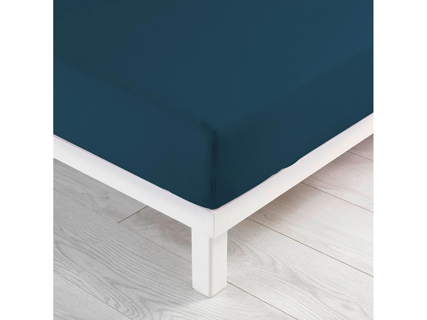 Drap Housse "Jersy" 90x190cm Bleu Nuit