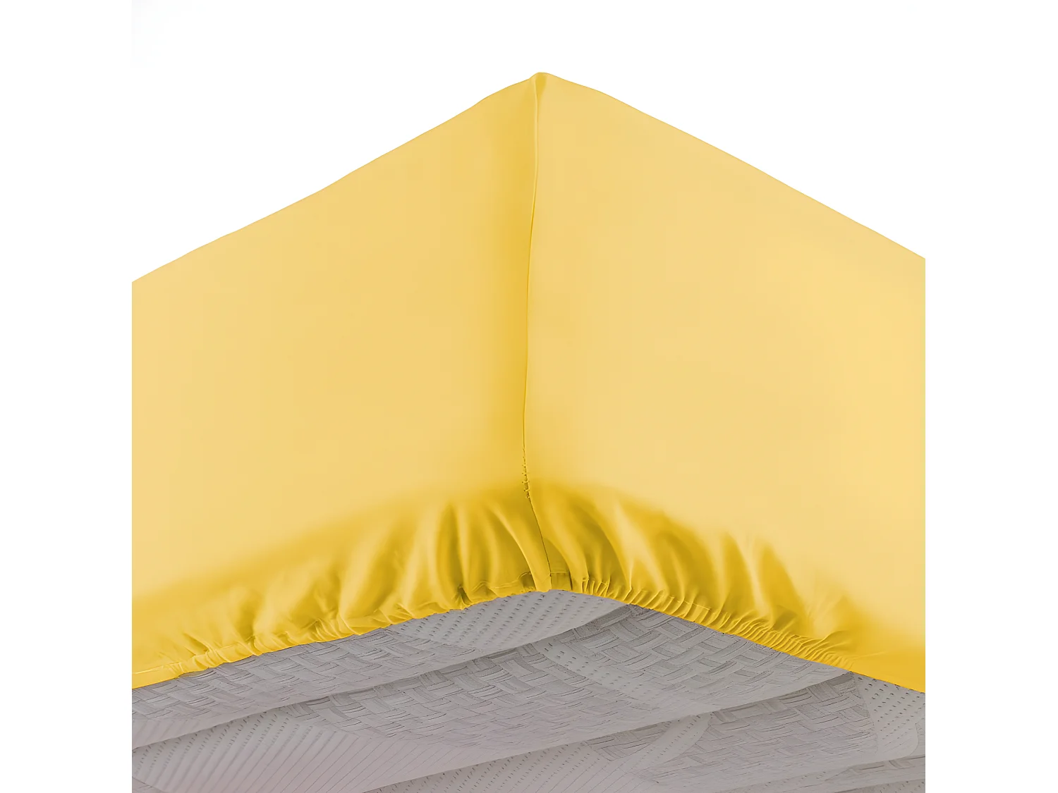 Drap Housse "Lina" 90x190cm Miel