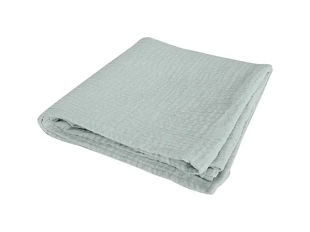 Drap Housse Bébé "Extensible" 70x140cm Vert Céladon