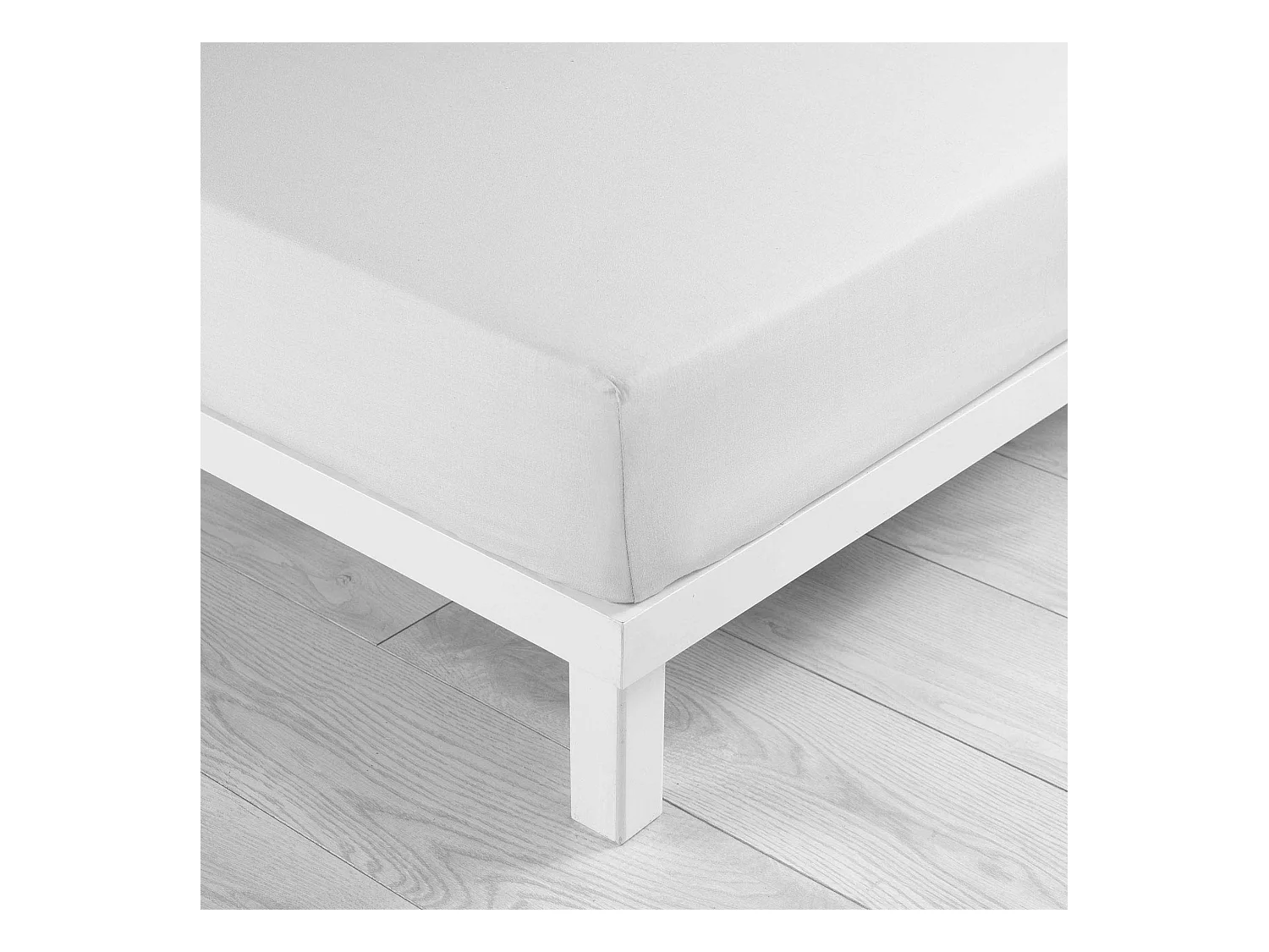 Drap Housse Microfibre "Oscar" 140x190cm Blanc