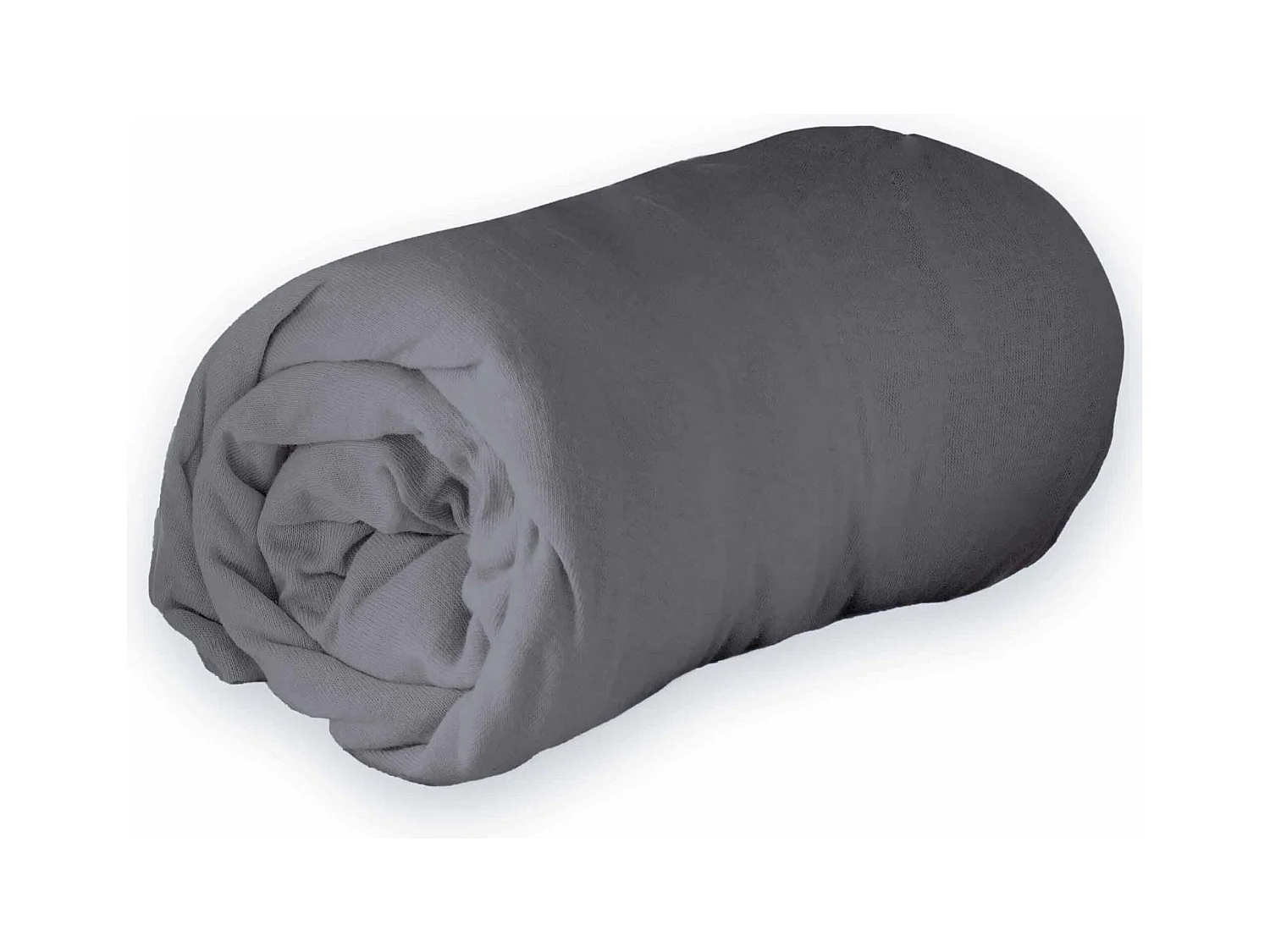 Drap Housse "Jersy" 160x200cm Anthracite