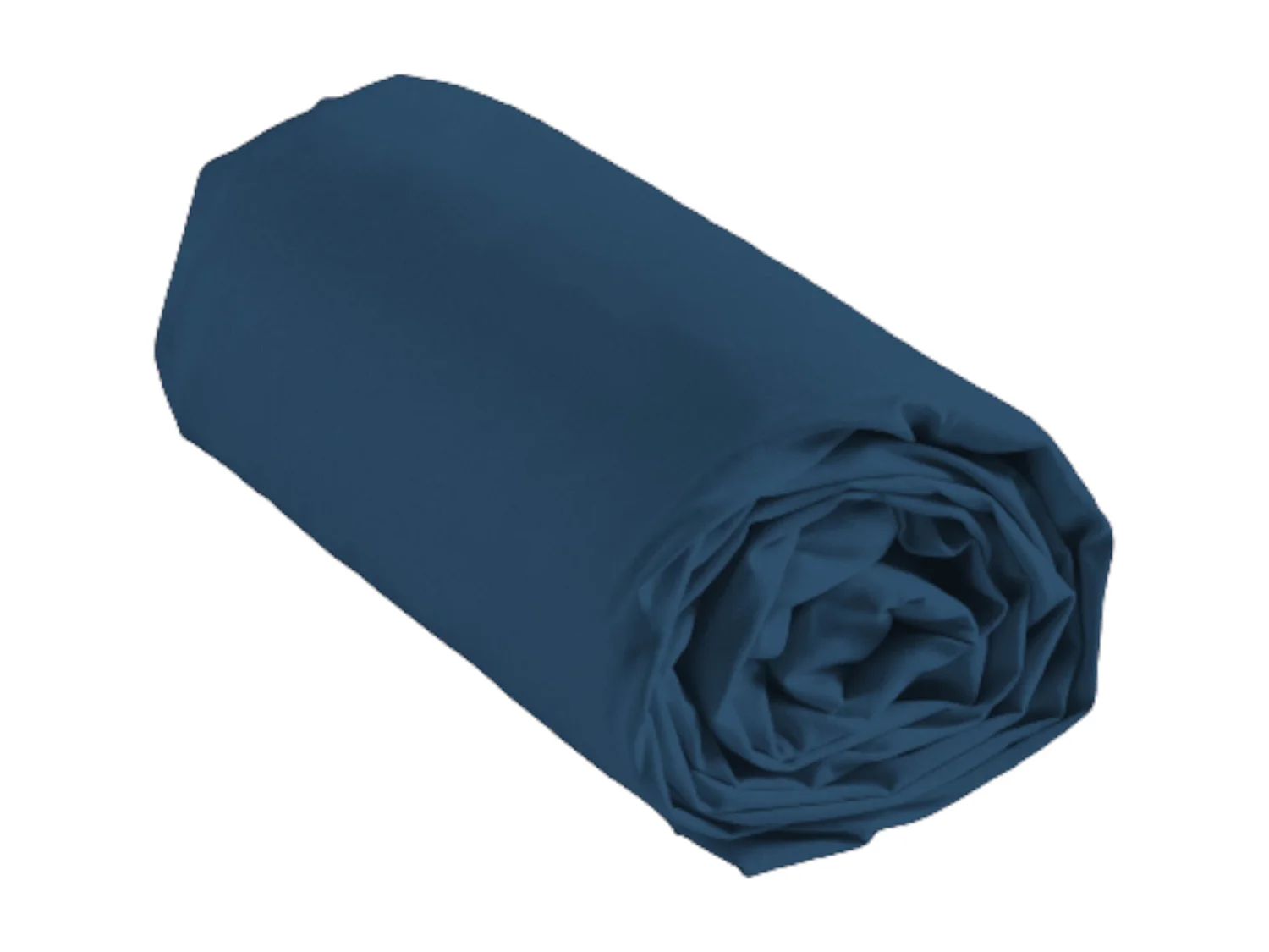 Drap Housse en Coton "Biolina" 180x200cm Bleu Nuit